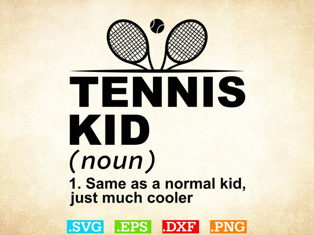 Funny Tennis Definition Tennis Player Shirt, Tennis Lover SVG, Sports SVG, Tennis Family Svg SVG Creativeart88 