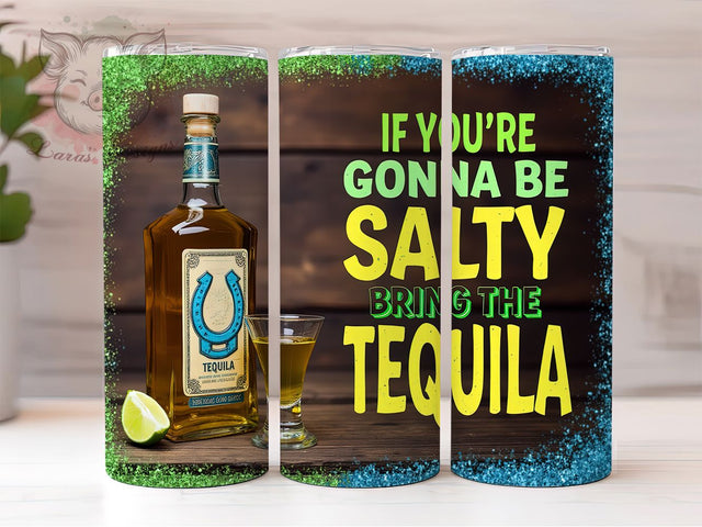 Funny Tequila 20oz Tumbler Wrap, Tequila Lover Gift, 20oz Tumbler Wrap, Salt Life Humor, Sublimation Template, Cocktail Tumbler, Wine Mom Present Sublimation Lara' s Designs 