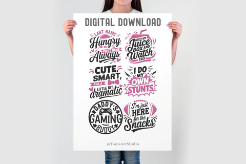 funny Toddler svg bundle | toddler svg bundle | cut files SVG TonisArtStudio 