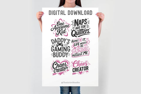 funny Toddler svg bundle | toddler svg bundle | cut files SVG TonisArtStudio 