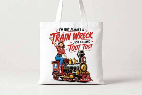 Funny Train Quote PNG Train Lover Sublimation Design Digital Download SVG BillahCrafts 