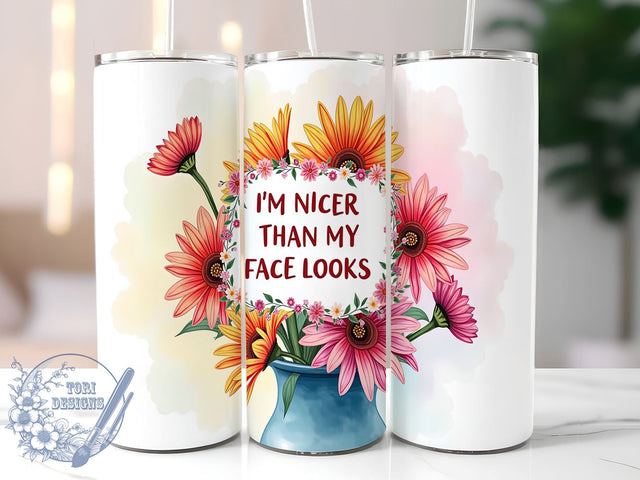 Funny Tumbler, Humorous Quote, Sublimation Design, 20oz Tumbler, Sarcastic Gift, Personalized Tumbler, Quote Mug, Gifts for Friends Sublimation ToriDesigns 