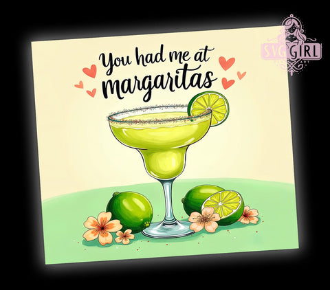 Funny Tumbler, Margarita Design, Tequila Lover, 20oz PNG, Sublimation Art, Cocktail Drinkware, Party Vibes Sublimation SvggirlplusArt 
