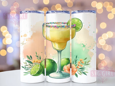 Funny Tumbler, Margarita Design, Tequila Lover, 20oz PNG, Sublimation Art, Cocktail Drinkware, Party Vibes Sublimation SvggirlplusArt 