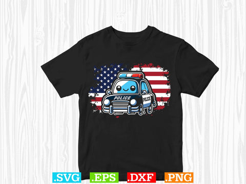 Funny Usa Flag Police Ven Vector T- Shirt Design, Police Svg, Back the Blue Svg, Thin Blue Line Svg, Police Officer Svg, Police Wife Svg, Distressed Flag SVG Creativeart88 