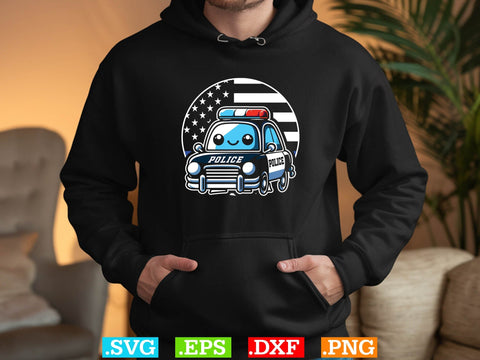 Funny Usa Flag Police Ven Vector T- Shirt Design, Police Svg, Back the Blue Svg, Thin Blue Line Svg, Police Officer Svg, Police Wife Svg, Distressed Flag SVG Creativeart88 