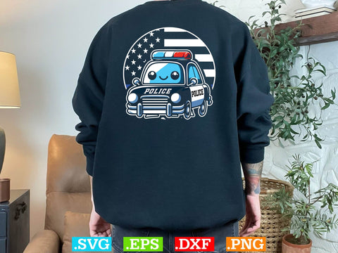 Funny Usa Flag Police Ven Vector T- Shirt Design, Police Svg, Back the Blue Svg, Thin Blue Line Svg, Police Officer Svg, Police Wife Svg, Distressed Flag SVG Creativeart88 