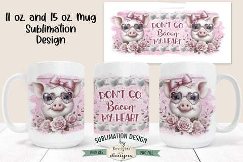 Funny Valentine Farm Animal Mug Designs | Cute Snarky Valentine Mug Designs Sublimation Ewe-N-Me Designs 