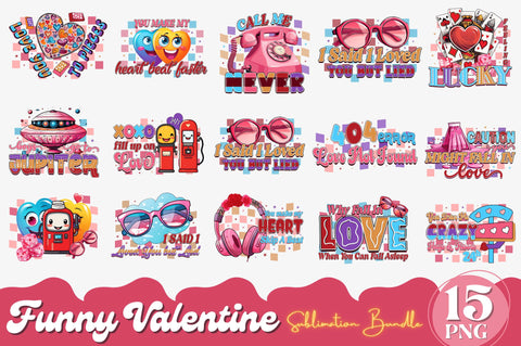 Funny Valentine Sublimation Bundle Sublimation Regulrcrative 