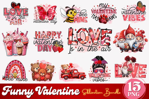 Funny Valentine Sublimation Bundle Sublimation Regulrcrative 
