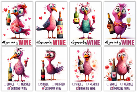 Funny Valentines Day Cards, Food Puns Card, Sarcastic Valentines Cards Sublimation Designs by Ira 