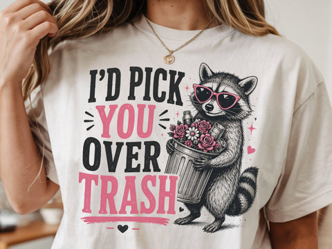 Funny Valentine's day raccoon graphic PNG SVG DesignDestine 