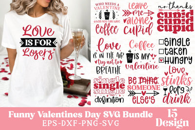 Funny Valentine's Day SVG Bundle SVG Crafty Ideas 