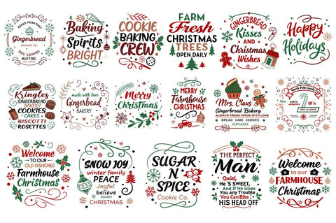 Funny Vintage Christmas Svg Bundle SVG Angelina750 