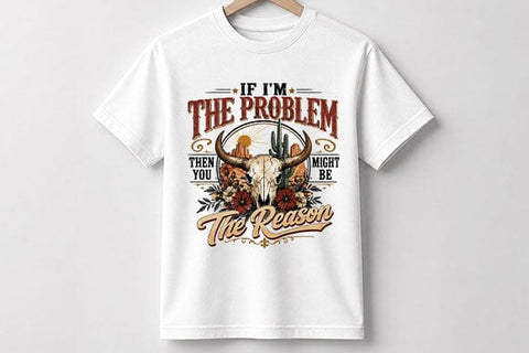 Funny Western Quote PNG Cowboy Humor Sublimation Design SVG BillahCrafts 