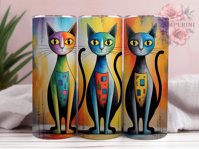 Funny Whisker Stooges Cat Tumbler Wrap, Sublimation Design, Funny Cat Wrap, Whisker Stooges Design, Cute Cat Tumbler, 20Oz Tumbler, Digital Download Sublimation Li Zamperini 