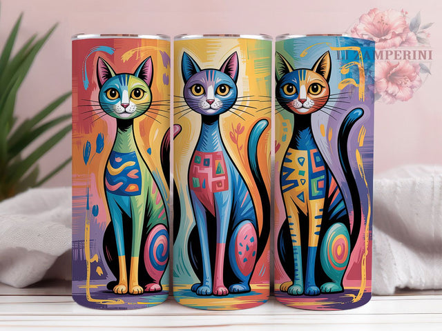 Funny Whisker Stooges Cat Tumbler Wrap, Sublimation Design, Funny Cat Wrap, Whisker Stooges Design, Cute Cat Tumbler, 20Oz Tumbler, Digital Download Sublimation Li Zamperini 