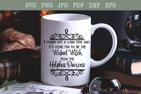 Funny Wicked Witch and Princess instant download shirt design SVG Willow Paige Farms 