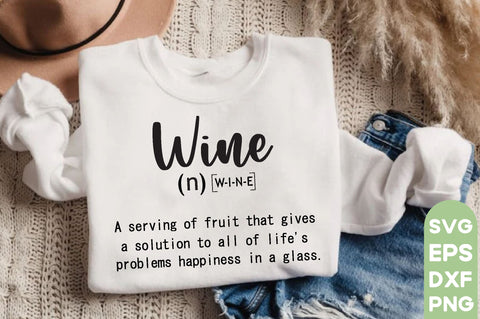 Funny Wine Definition SVG, Funny Wine, Funny Wine Svg, Funny Wine Quotes, Svg Design, SVG Bundle, Quotes Design, Motivational SVG Design,Inspirational Svg,Positive Quotes Svg, Funny Definition Svg , SVG farhad farhad 