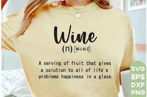 Funny Wine Definition SVG, Funny Wine, Funny Wine Svg, Funny Wine Quotes, Svg Design, SVG Bundle, Quotes Design, Motivational SVG Design,Inspirational Svg,Positive Quotes Svg, Funny Definition Svg , SVG farhad farhad 