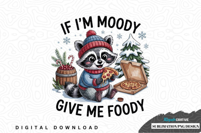 Funny winter raccoon sublimation png design Sublimation Regulrcrative 