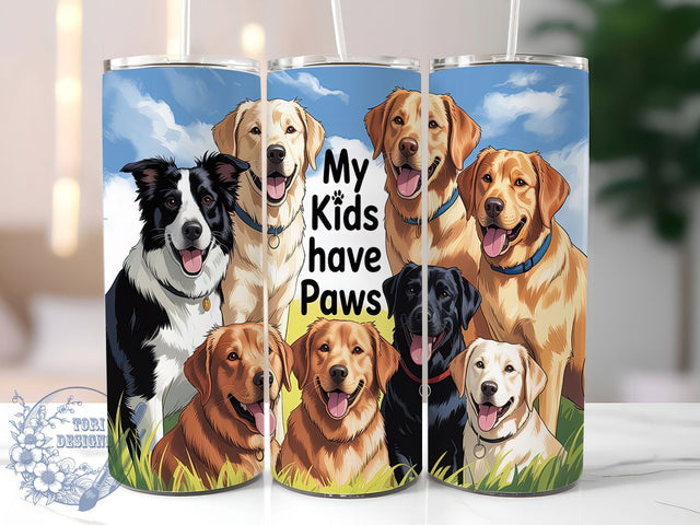 Fur Baby Dog Mom Tumbler Wrap Gift, Pet Parent Quote, Fur Baby Design, Dog Family Gift, Sublimation Template, 20oz Tumbler Wrap, Pet Lover Quote Sublimation ToriDesigns 