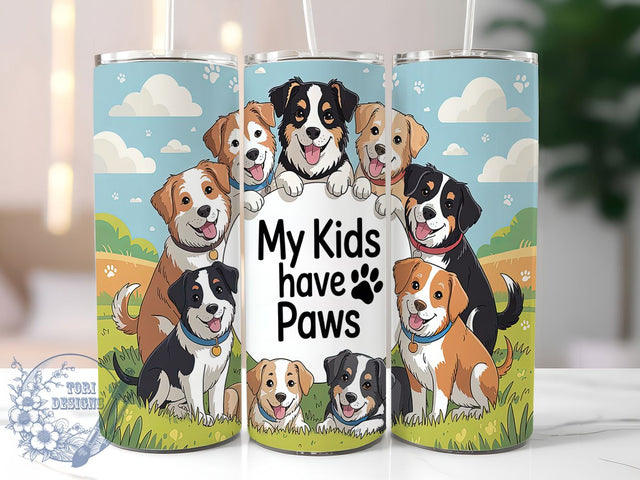 Fur Baby Dog Mom Tumbler Wrap Gift, Pet Parent Quote, Fur Baby Design, Dog Family Gift, Sublimation Template, 20oz Tumbler Wrap, Pet Lover Quote Sublimation ToriDesigns 