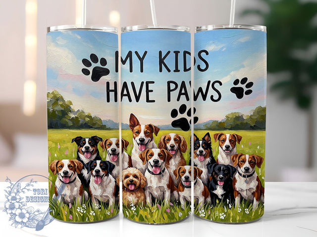 Fur Baby Dog Mom Tumbler Wrap Gift, Pet Parent Quote, Fur Baby Design, Dog Family Gift, Sublimation Template, 20oz Tumbler Wrap, Pet Lover Quote Sublimation ToriDesigns 