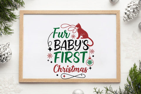 Fur Babys First Christmas SVG Angelina750 
