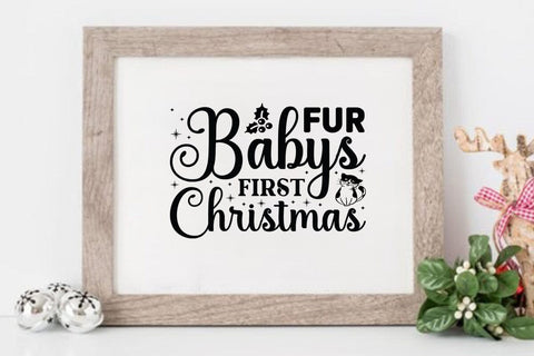 Fur Babys First Christmas SVG Angelina750 