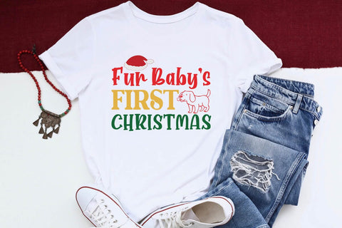 Fur Babys First Christmas SVG Angelina750 