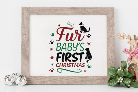 Fur Babys First Christmas SVG Angelina750 