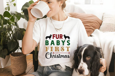 Fur babys first christmas SVG Angelina750 