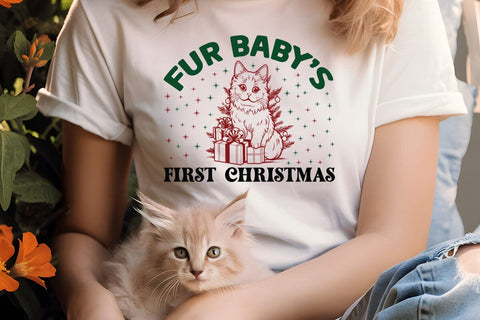fur babys first christmas SVG Angelina750 