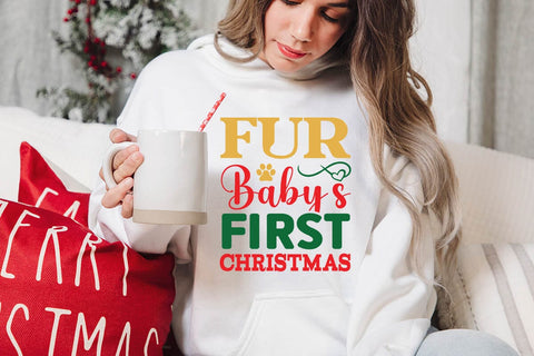 Fur Babys First Christmas SVG Angelina750 
