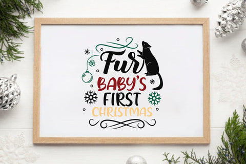 Fur Babys First Christmas SVG Angelina750 