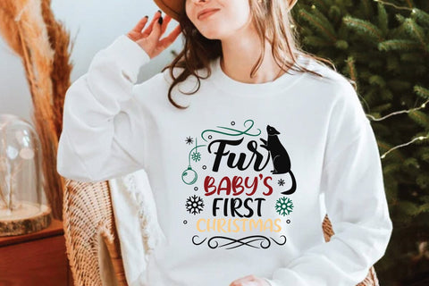 Fur Babys First Christmas SVG Angelina750 