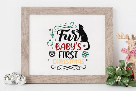 Fur Babys First Christmas SVG Angelina750 