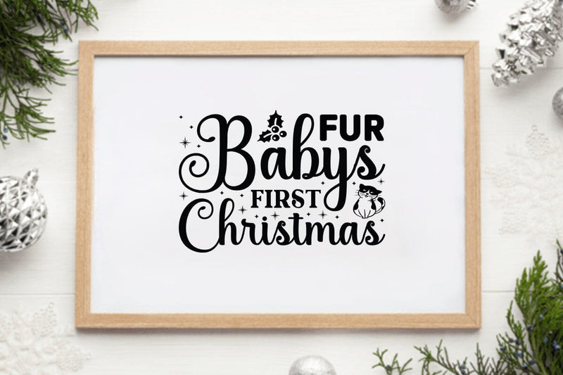 Fur Babys First Christmas SVG Angelina750 