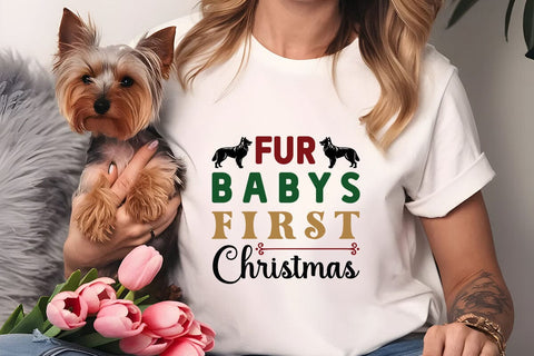 Fur babys first christmas SVG Angelina750 