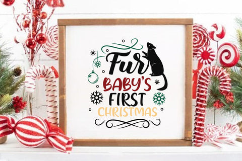 Fur Babys First Christmas SVG Angelina750 