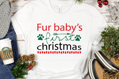 Fur babys first christmas SVG Angelina750 