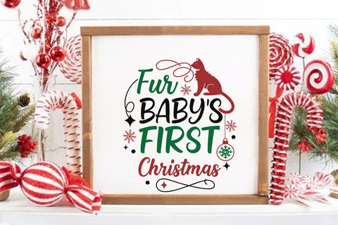 Fur Babys First Christmas SVG Angelina750 