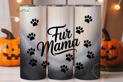 Fur Mama 20oz Tumbler Design Sublimation PixelChick 