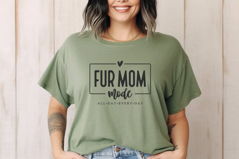 Fur Mom Mode Svg Png Files, Dog mom gifts, Cat Mom Gifts, Dog Mama Svg, Cat Mom Svg, Pet Svg, Dog Lover Svg, Fur Mom Svg SVG DesignDestine 