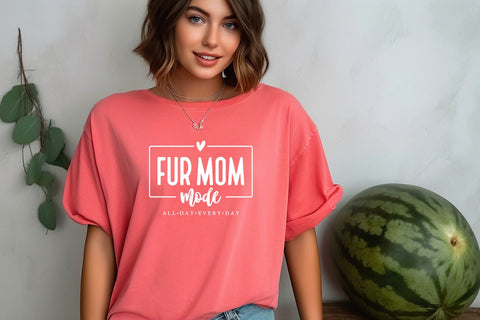 Fur Mom Mode Svg Png Files, Dog mom gifts, Cat Mom Gifts, Dog Mama Svg, Cat Mom Svg, Pet Svg, Dog Lover Svg, Fur Mom Svg SVG DesignDestine 