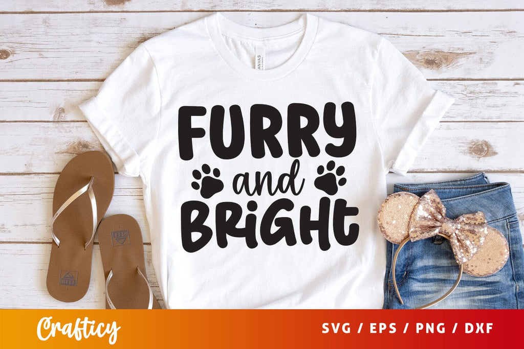 Furry and bright SVG Design - So Fontsy