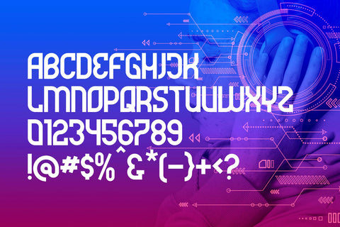 Futrons - Futuristic Sans Serif Font Mozzatype 