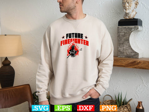 Future Firefighter T-shirt Design SVG Creativeart88 