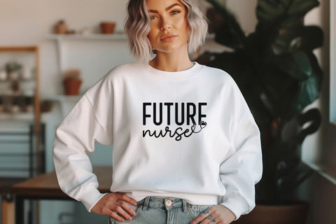 Future Nurse Svg Png Files, Nursing Student Svg, Medical Svg, Nursing School Svg, Nurse Stethoscope, Nurse Svg file, Healthcare Svg SVG DesignDestine 